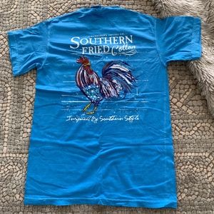 Southern Fried Cotton short sleeve shirt Rooster